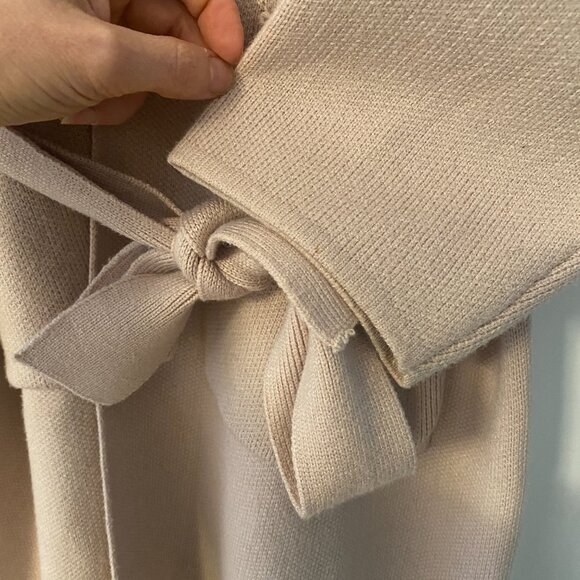 MANGO long cardigan with belt SZ XS/SM - Picture 8 of 11